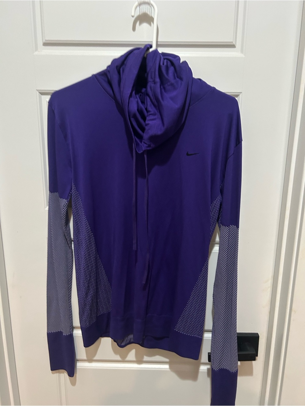 Nike Women's Purple Hooded Performance Sweatshirt
